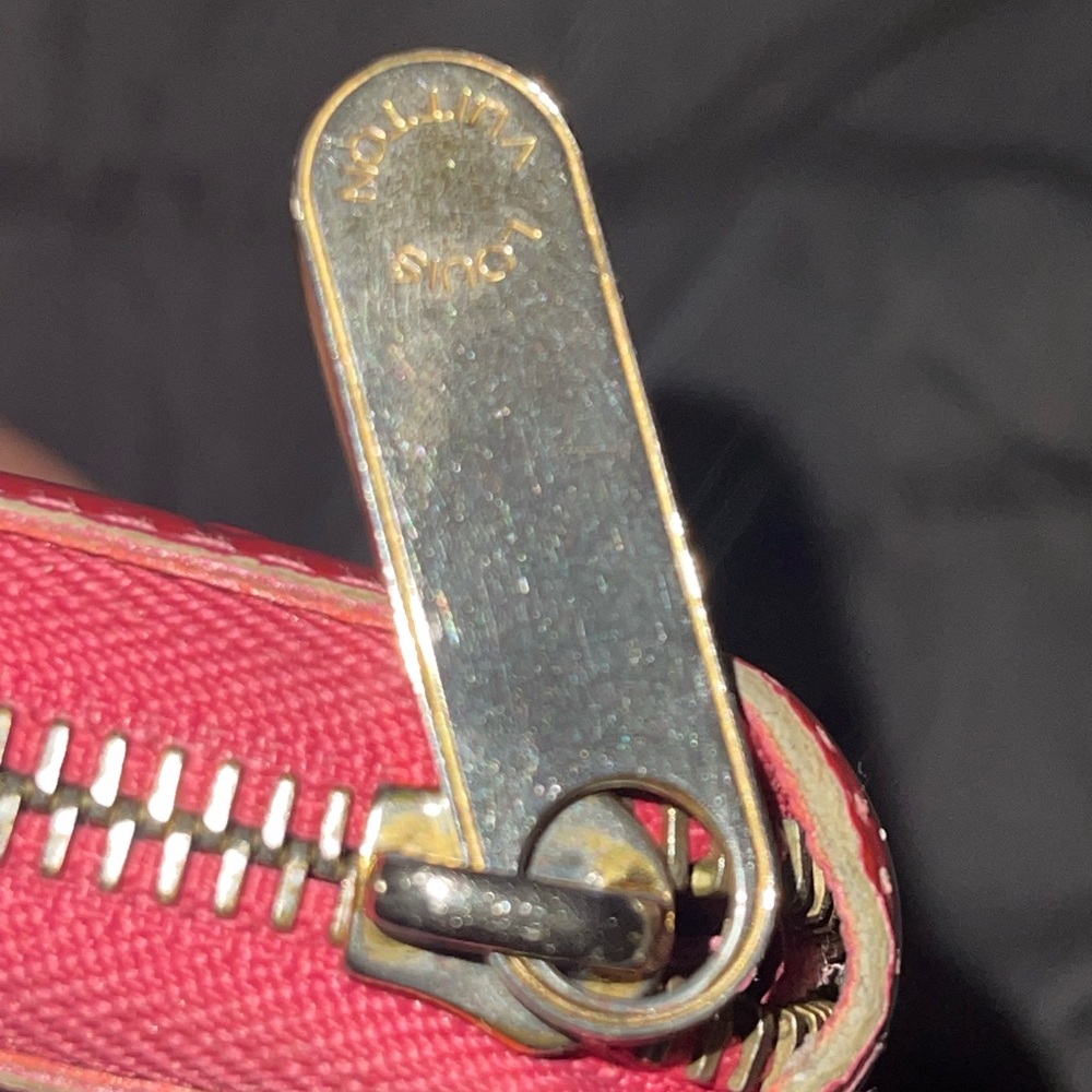 Louis Vuitton Cherry Red Vernis Embossed Wallet vintage - Picture 13 of 16